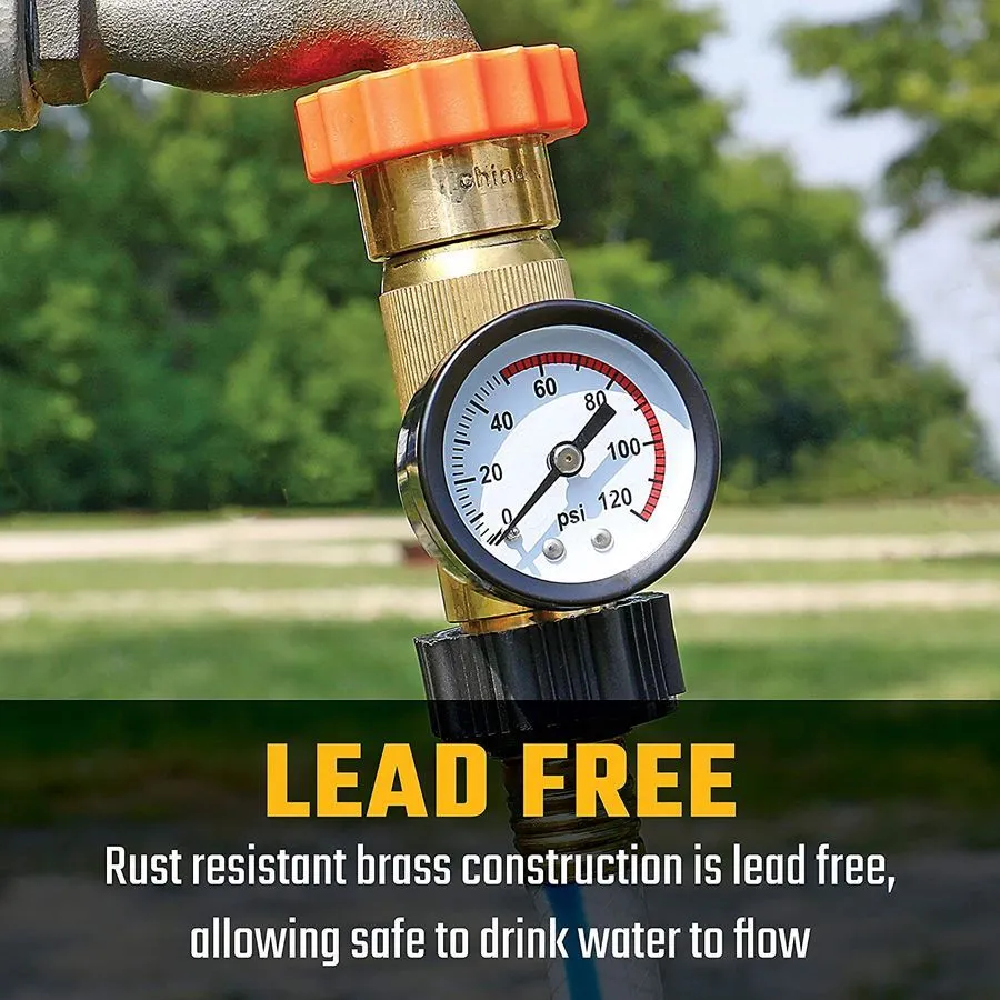 Water Regulator Gauge Combo L